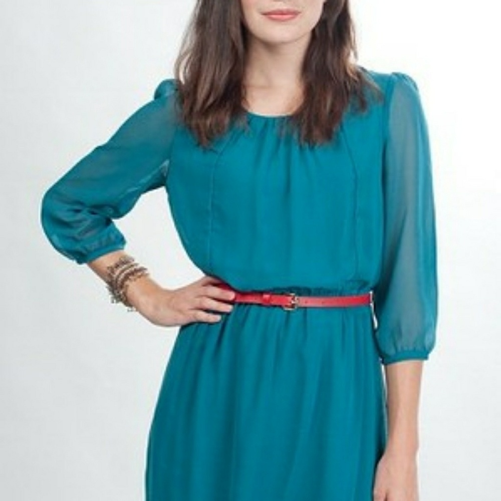 Jealous Tomato Teal Dress
